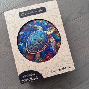 QuordlePuzzles Sea Turtle Wooden Puzzle